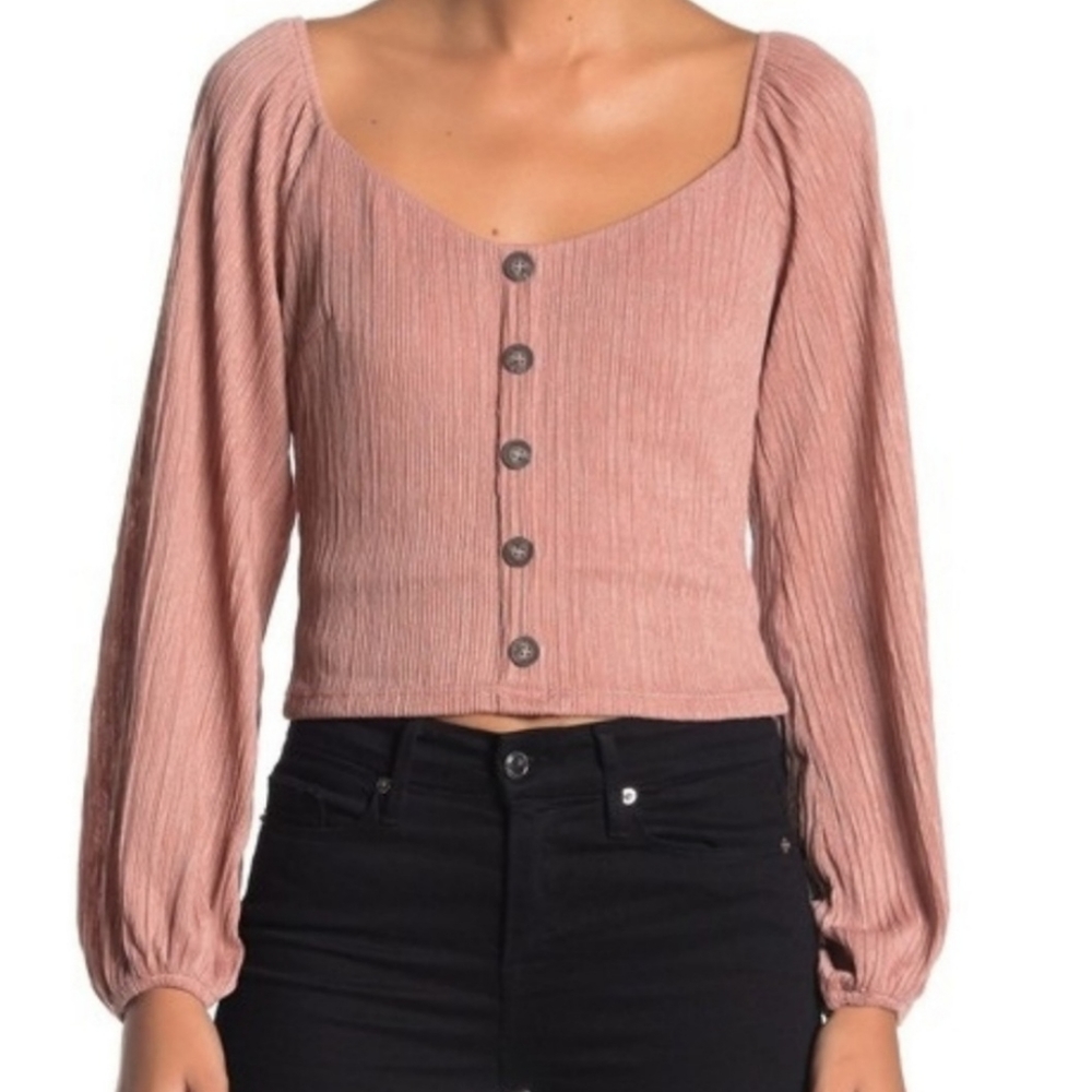 Lush Pleated Top. M